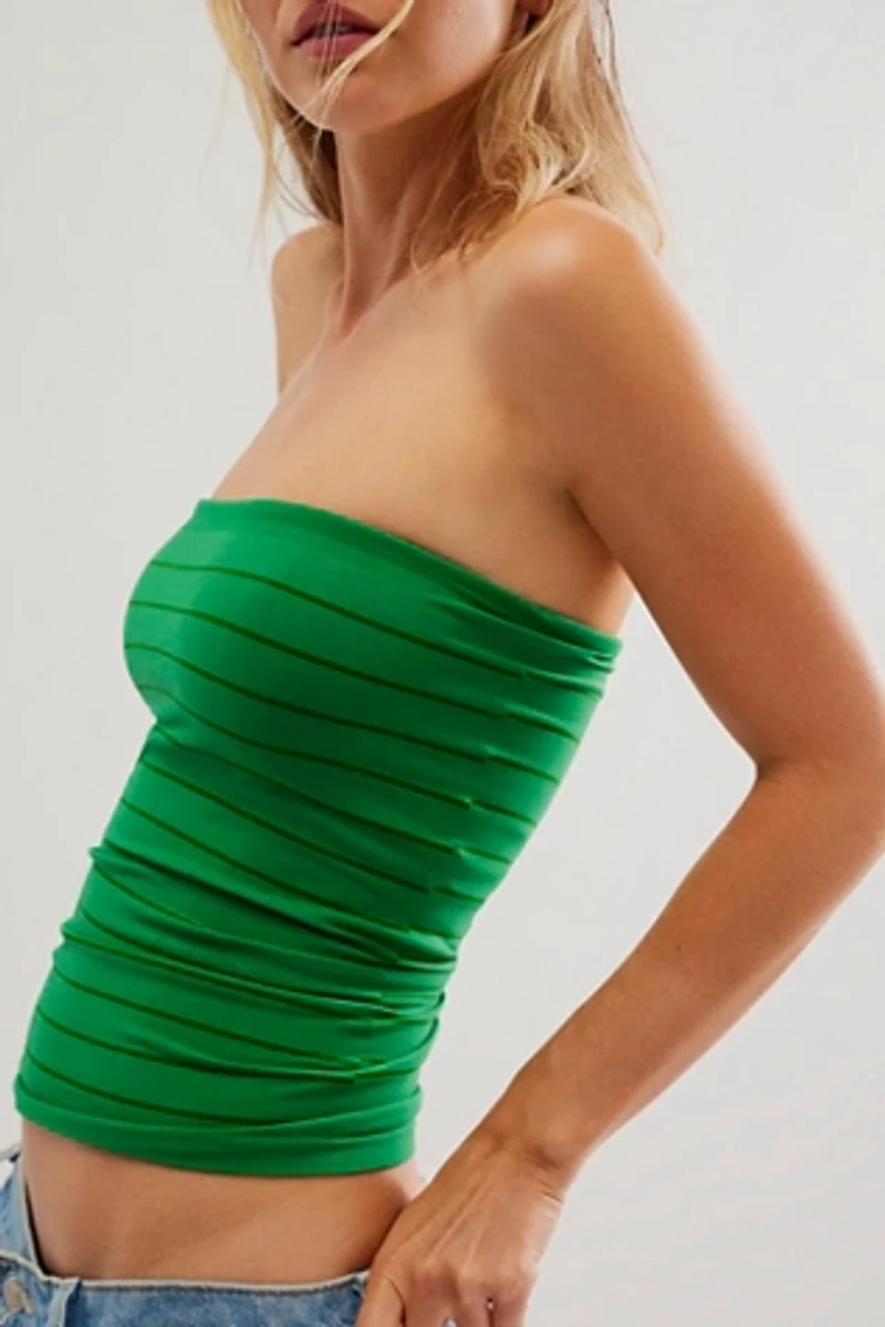Carrie Striped Tube Top