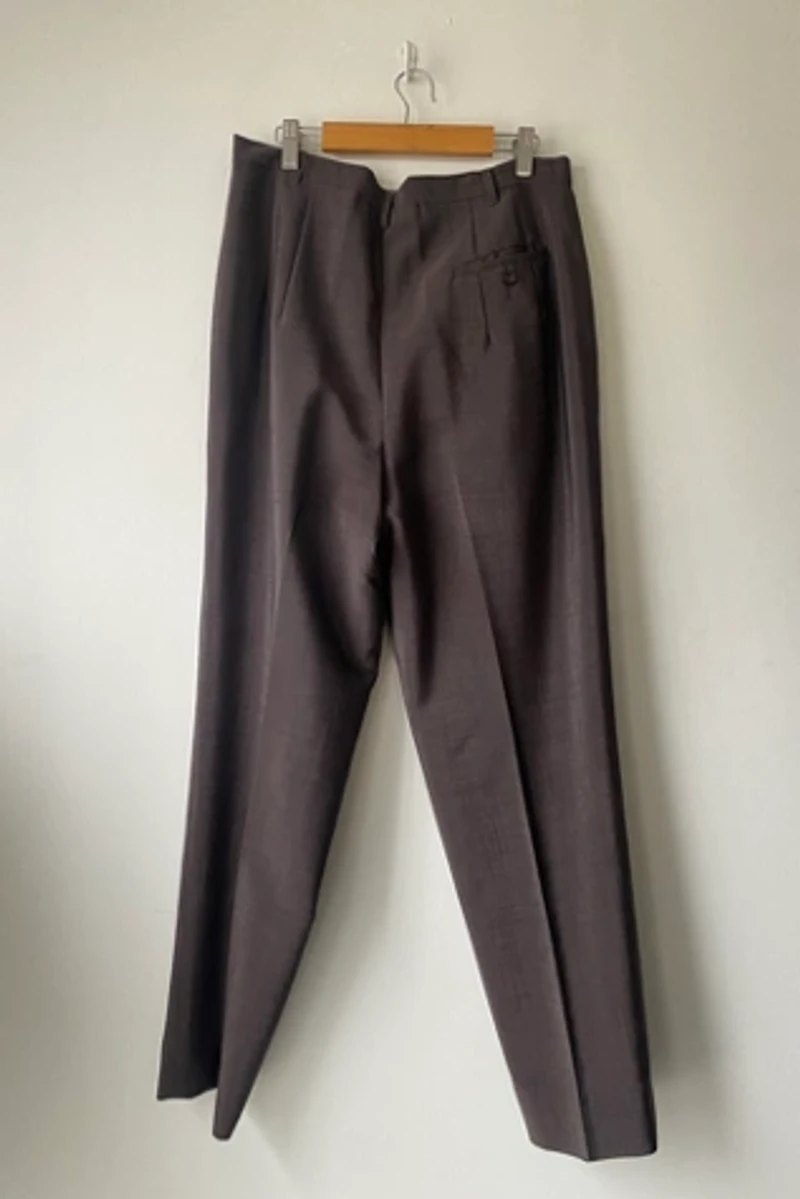 Jil Sander Brown Two Piece Pants Suit Selected by The Curatorial Dept.