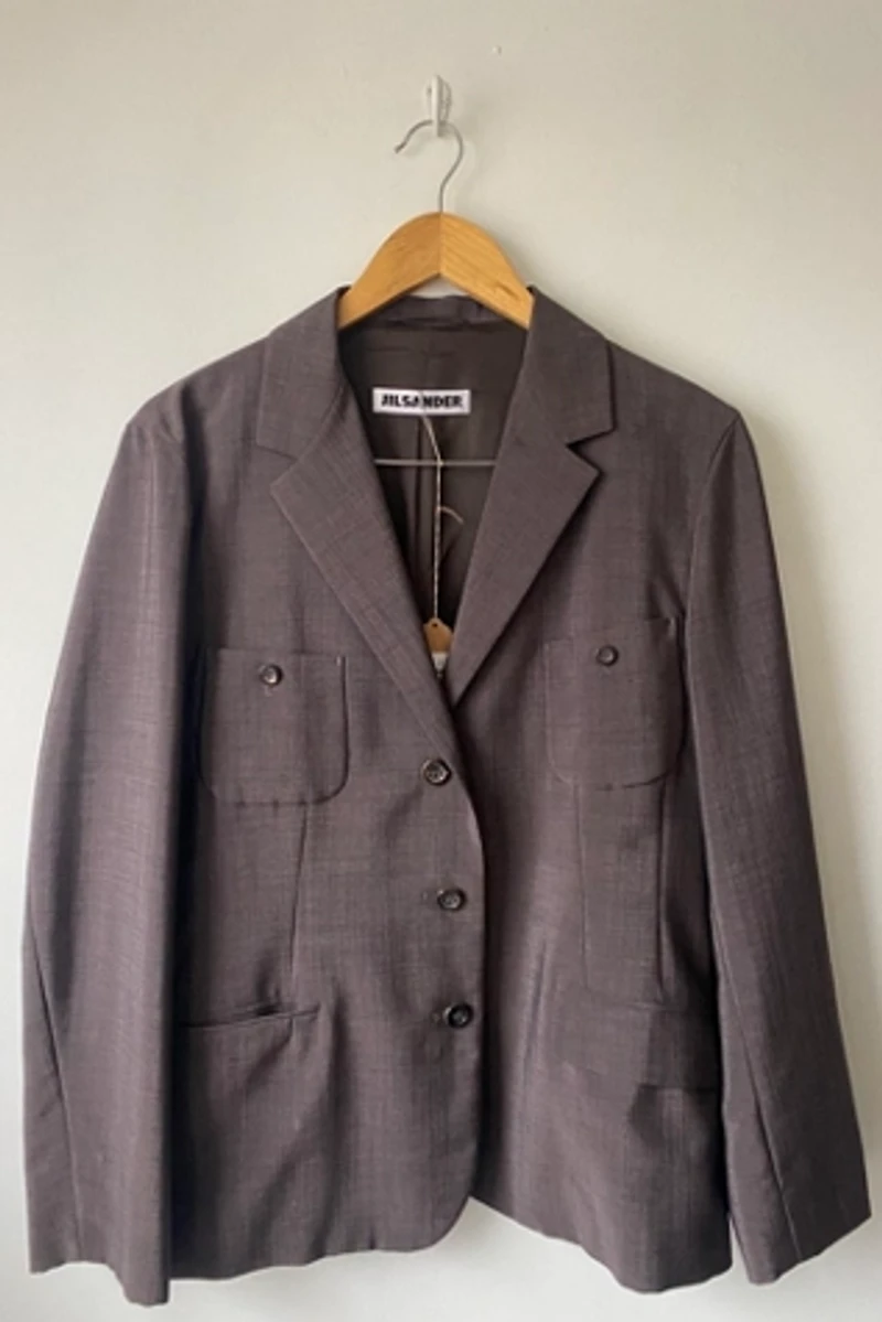 Jil Sander Brown Two Piece Pants Suit Selected by The Curatorial Dept.