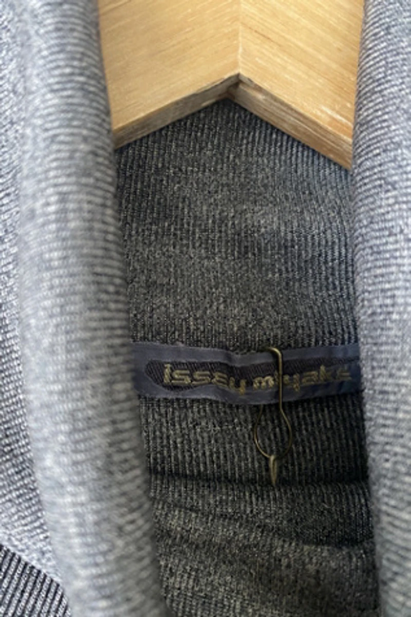 Issey Miyake Grey Brown Turtleneck Selected by The Curatorial Dept.