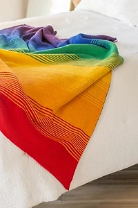 Seek & Swoon Rainbow Throw Blanket