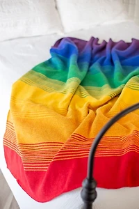 Seek & Swoon Rainbow Throw Blanket