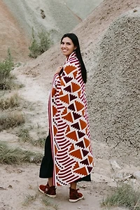 Seek & Swoon Sunset Mesa Throw Blanket