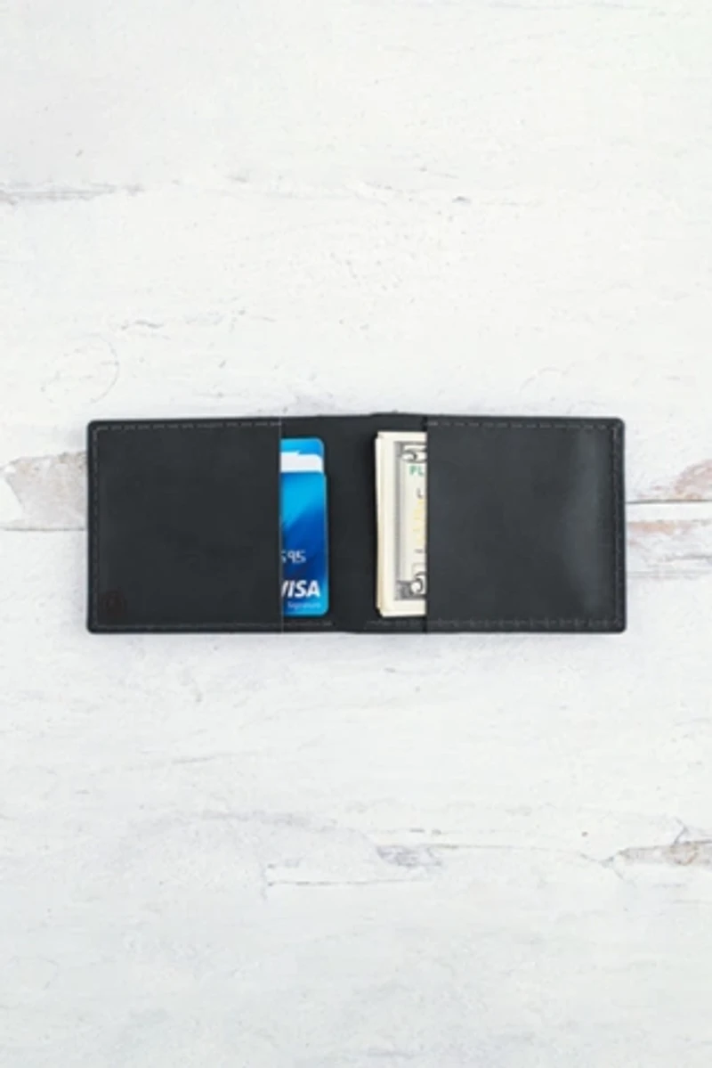 Giving Bracelets Leather Bifold Wallet