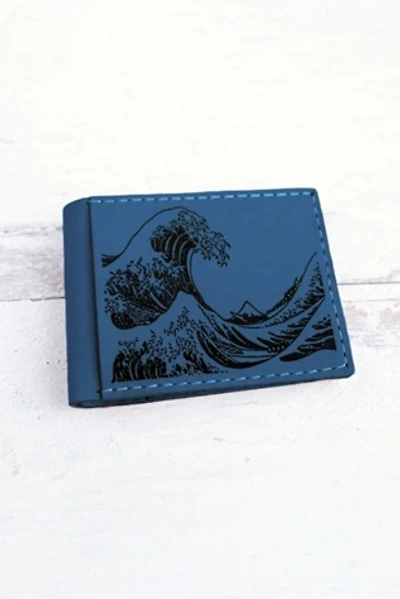 Giving Bracelets Leather Bifold Wave Wallet