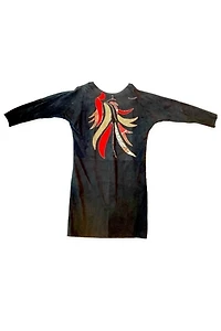 80’s Embellished Suede Judith Ann Dress Selected by MARMALADE