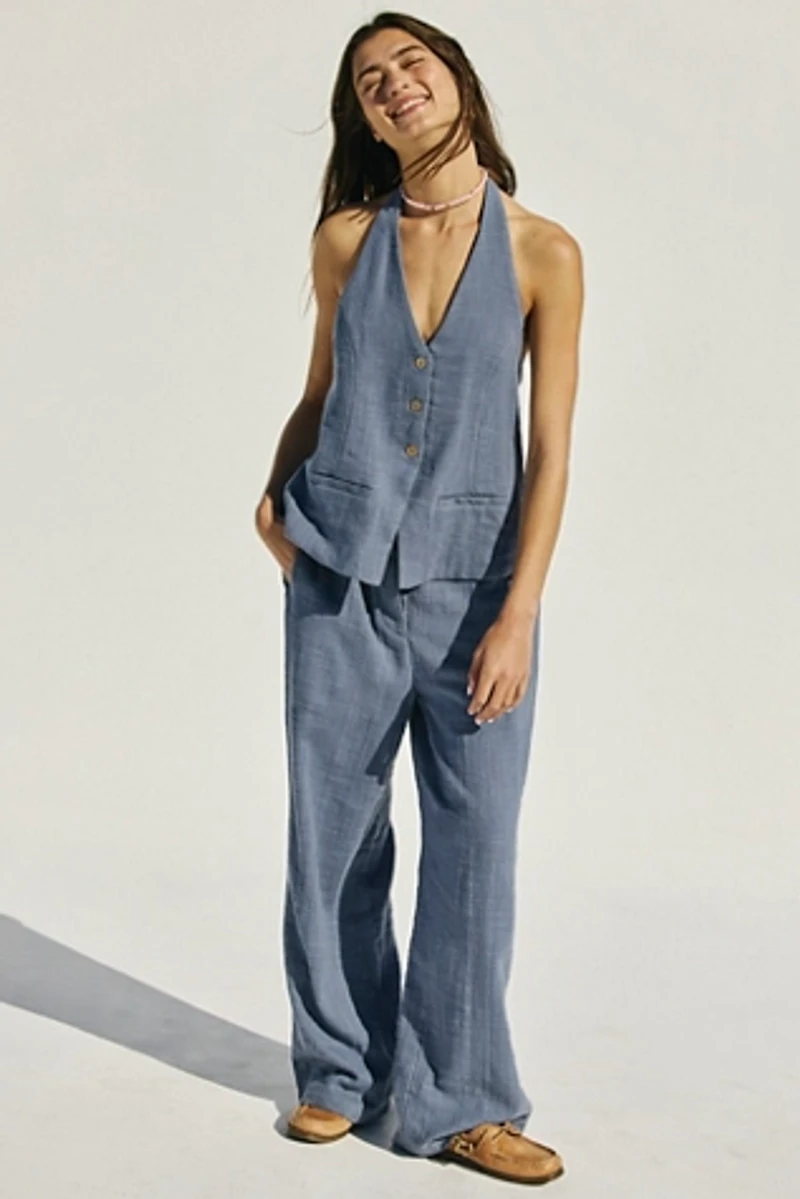 Take Me To Paris Low-Back Set