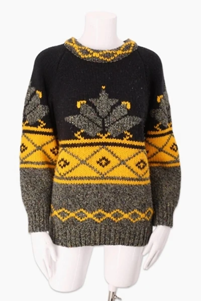 1990s Agave Print Sweater Selected By Ritual Vintage