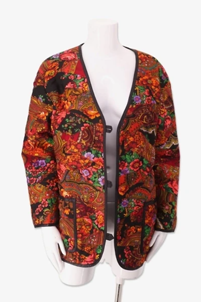 1970s Colorful Patchwork Chore Jacket Selected By Ritual Vintage