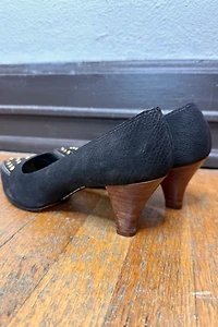 1960s Joseph LaRose Studded Suede Pumps Selected by Cherry
