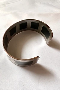 1970s Modernist Checkered Cuff Selected by Cherry