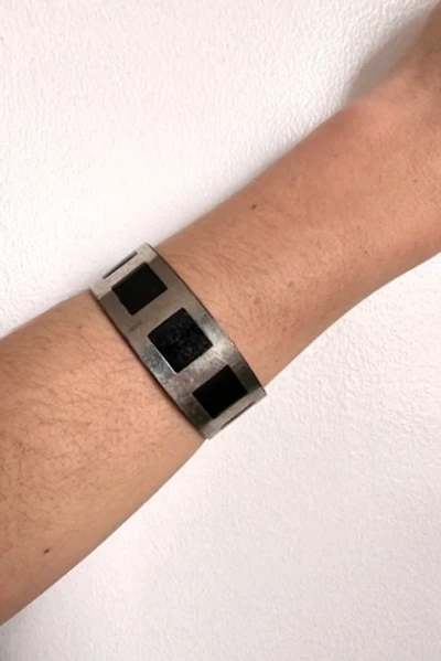 1970s Modernist Checkered Cuff Selected by Cherry