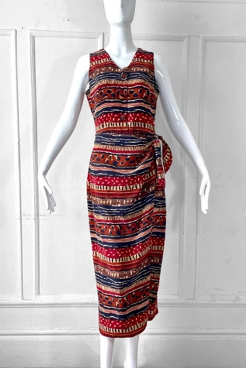90’s Maximalist Silk Sarong Dress Selected by MARMALADE