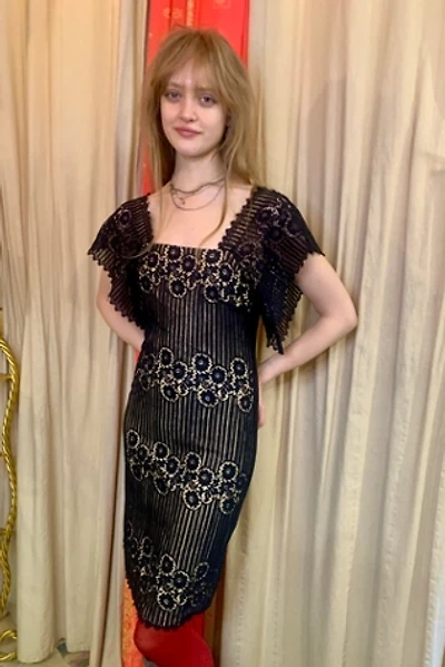 1960’s Black Lace Dress Selected by Nomad Vintage