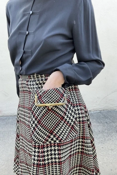 Vintage Bonnie Cashin Change Purse Pocket Skirt Selected by The Curatorial Dept.
