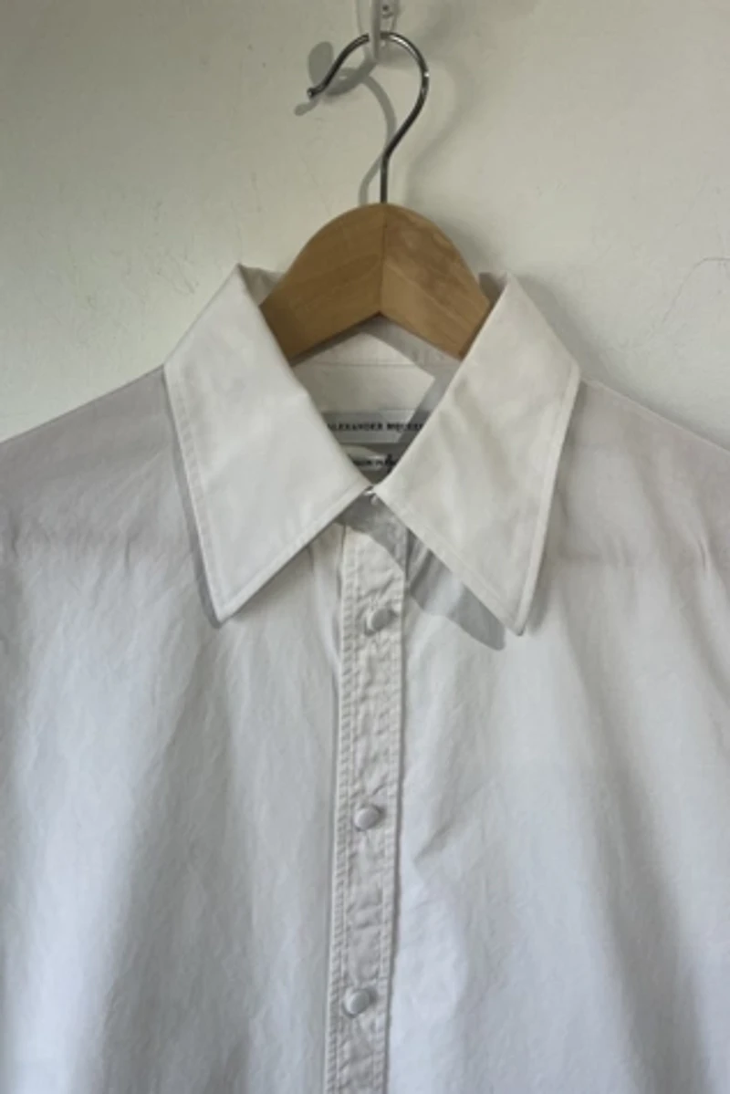 Alexander McQueen White Tuxedo Shirt Selected by The Curatorial Dept.