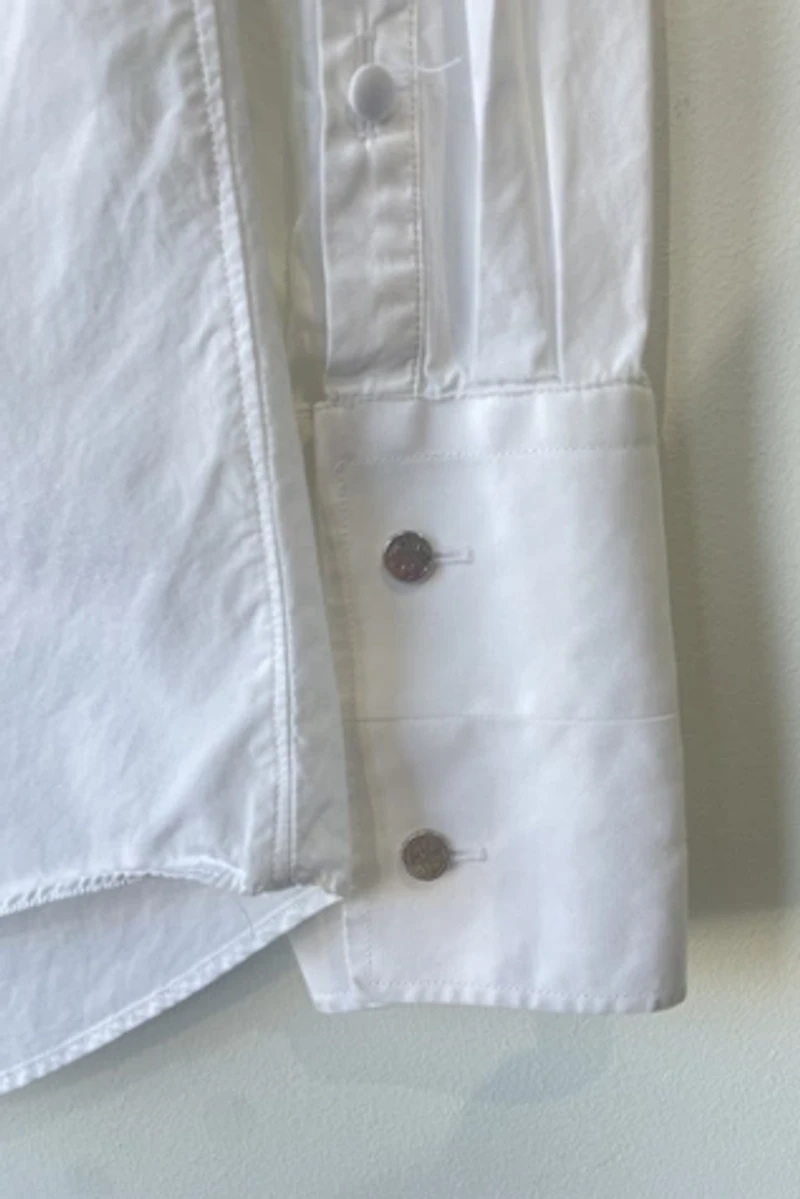 Alexander McQueen White Tuxedo Shirt Selected by The Curatorial Dept.