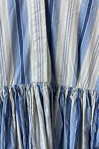 Casey Casey Blue Striped Dress Selected by The Curatorial Dept.