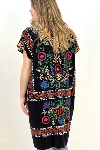 Anna Corinna Midnight Velvet Chain Stitched Jacket
