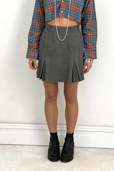 Vintage Pleated Mini Skirt Selected by Anna Corinna
