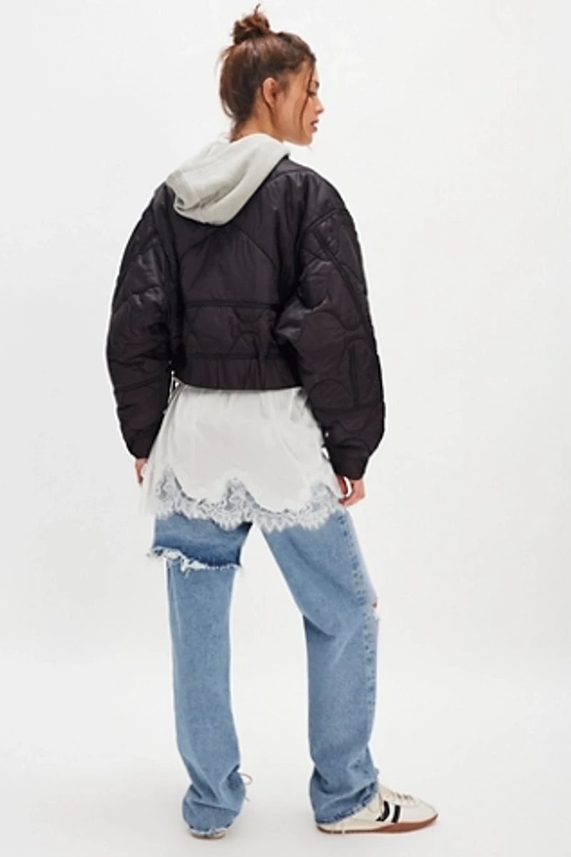 AGOLDE x Shoreditch Ski Club Iona Quilted Jacket