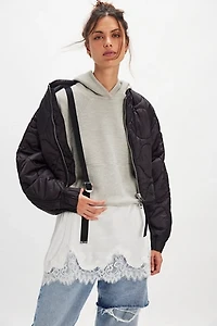 AGOLDE x Shoreditch Ski Club Iona Quilted Jacket