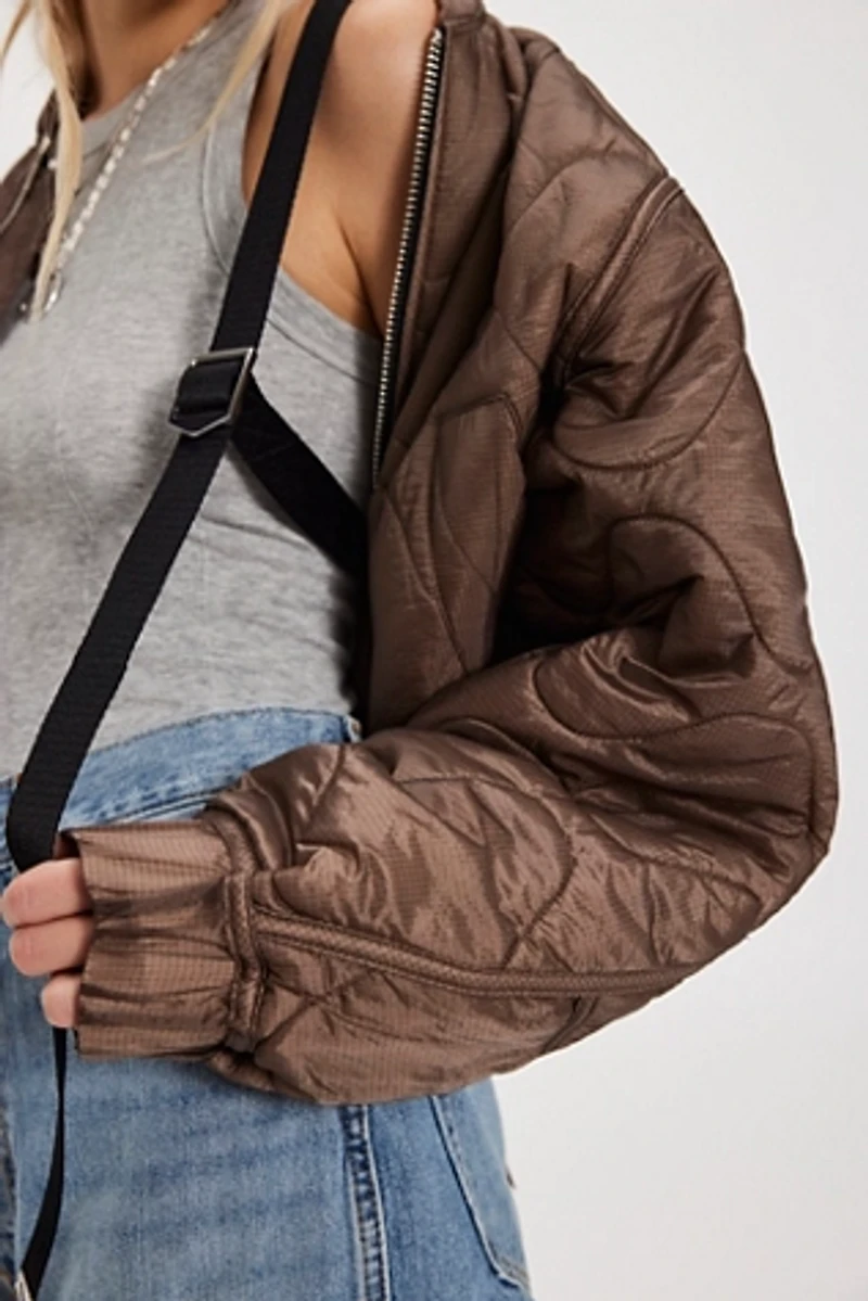 AGOLDE x Shoreditch Ski Club Iona Quilted Jacket