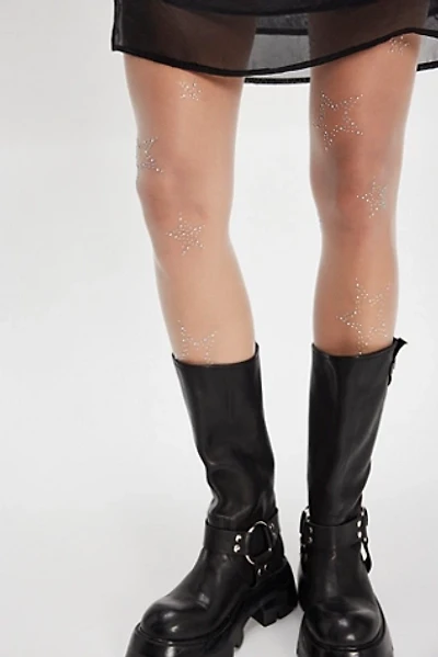 Glitter Star Sheer Tights
