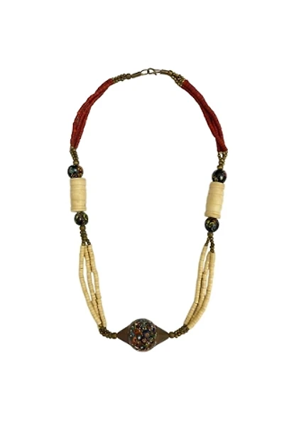1970s Vintage Beaded Statement Collar Necklace Selected by BusyLady Baca & The Goods