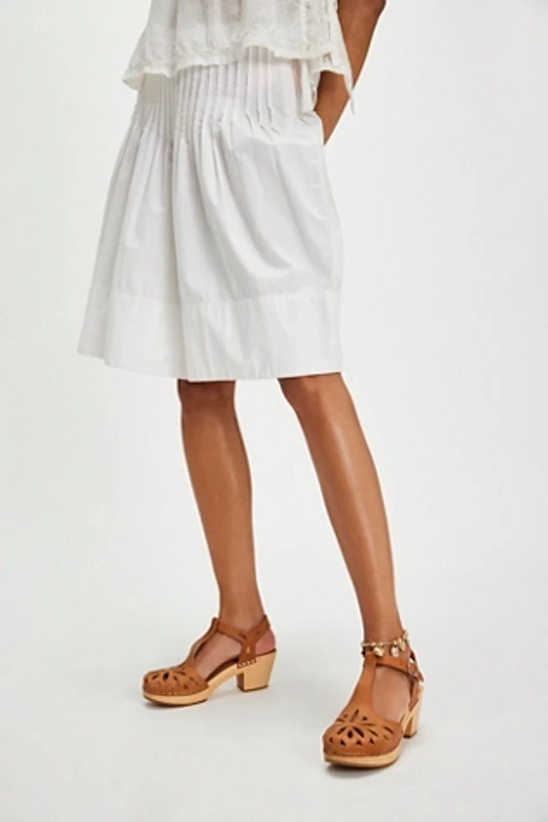 Swedish Hasbeens Lacy Clogs