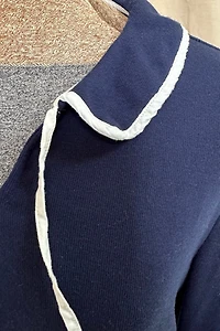 Lightweight Sweater with Peter Pan Collar Selected by KA.TL.AK