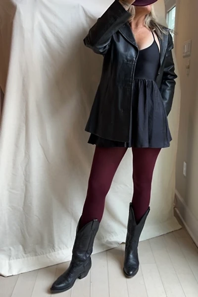 Vintage American Apparel Black Disco Skater Dress Selected by KA.TL.AK