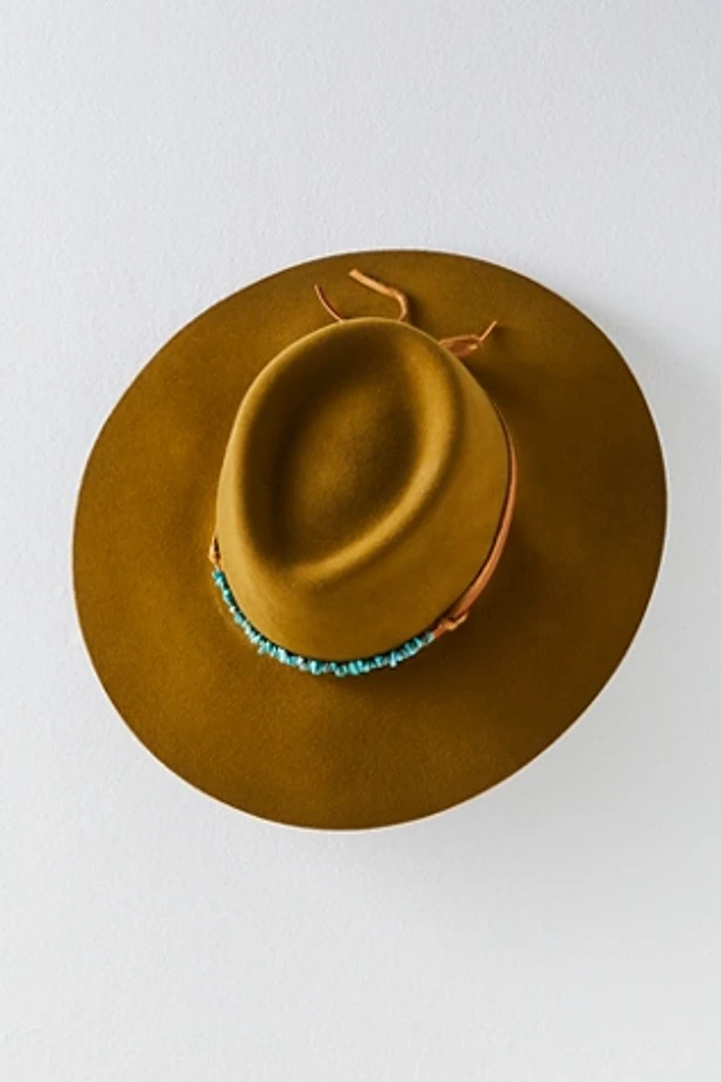 Montana Turquoise Wrap Felt Hat