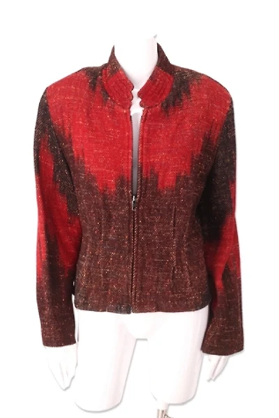 1990s Woven Silk Southwest Print Jacket Selected By Ritual Vintage