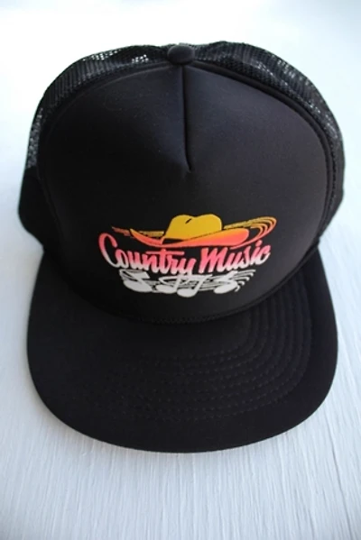 1980s Country Music Neon Cowboy Hat Ball Cap Selected By Moons + Junes Vintage