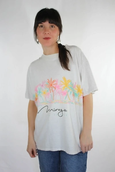 1990s Las Vegas Mirage Palm Tree Tee Selected By Moons + Junes Vintage