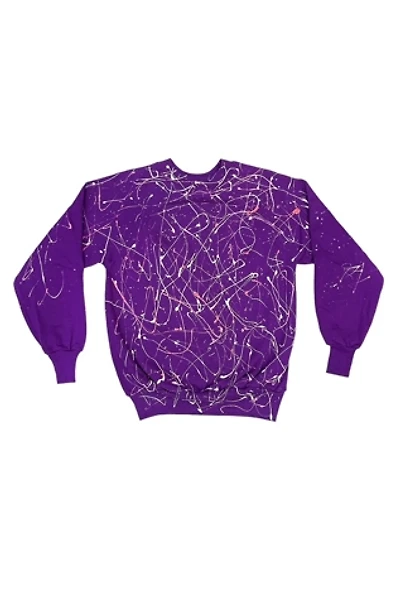 1980s Vintage All Over Paint Splatter Sweater Selected by BusyLady Baca & The Goods