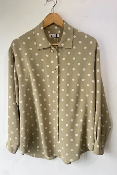 Vintage Issey Miyake Sport Polka Dot Blouse Selected by The Curatorial Dept.