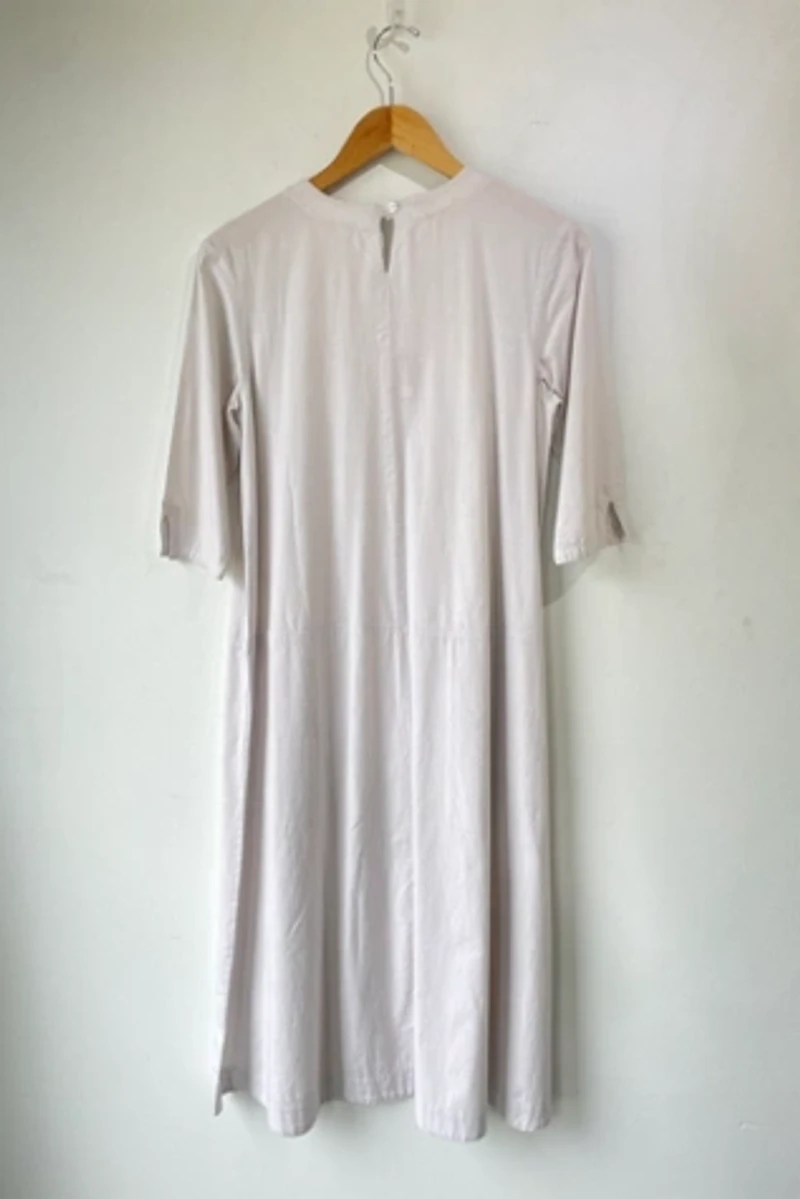 Pietsie Light Grey Cotton Dress Selected by The Curatorial Dept.