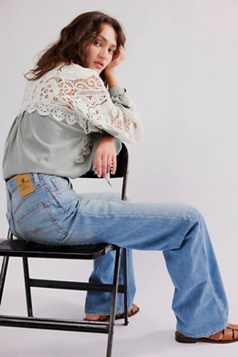 Denimist Dena Mid-Rise Flare Jeans