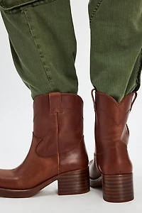 Sleepy Cowboy Ankle Boots