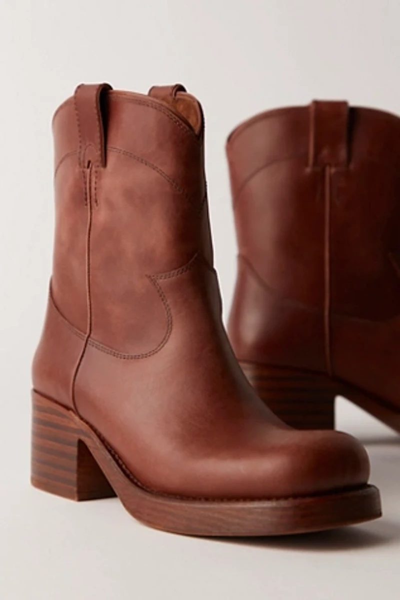Sleepy Cowboy Ankle Boots