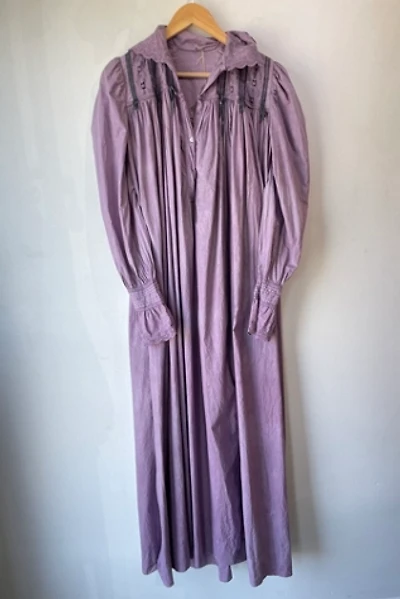 Vintage Purple Victorian Nightgown Selected by The Curatorial Dept.