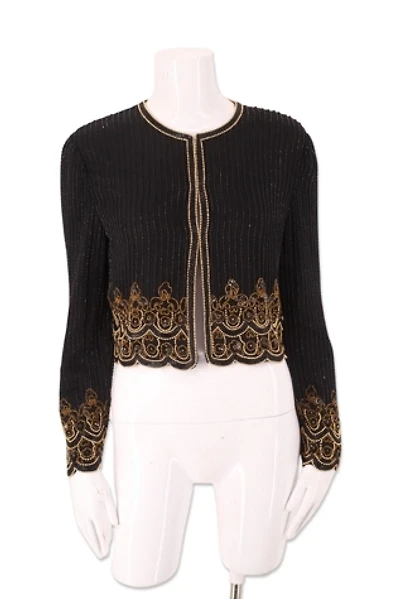 1980s Scala Beaded Bolero Jacket Selected By Ritual Vintage
