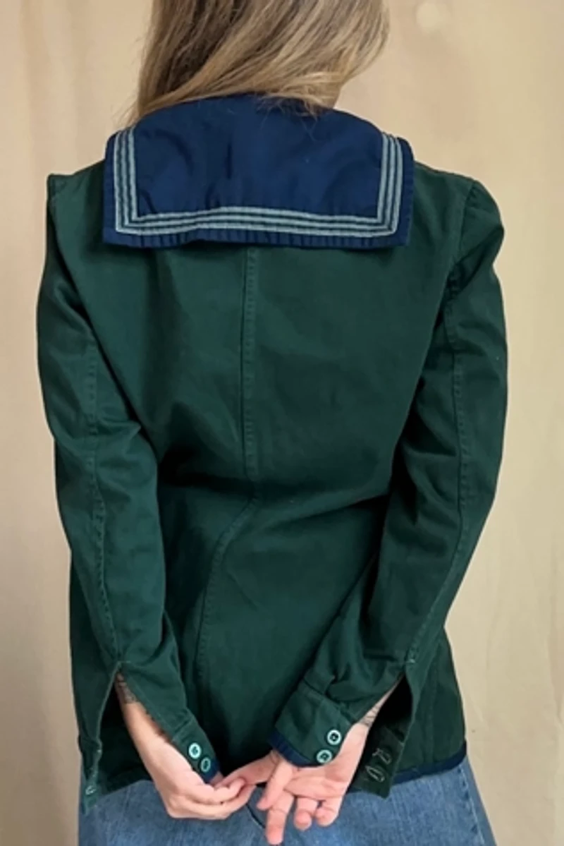 Vintage Green Sailor Jacket Selected by KA.TL.AK