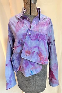 KA.TL.AK Wearable Art Restructured and Hand Dyed Shirt