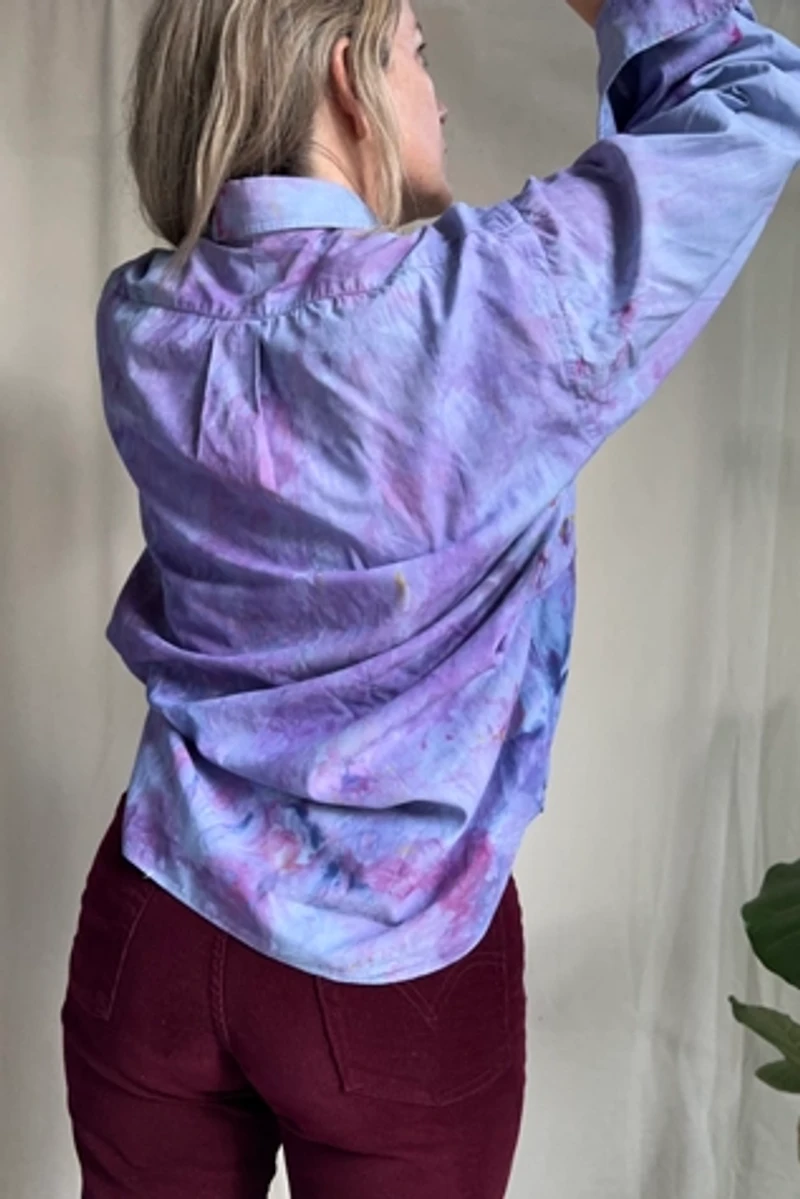 KA.TL.AK Wearable Art Restructured and Hand Dyed Shirt