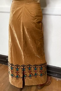 1970s Homemade Velvet Maxi Skirt Selected by Cherry