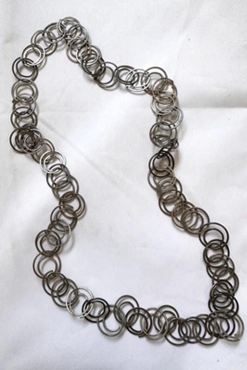 1960s Primitive Circles Chain Necklace Selected by Cherry