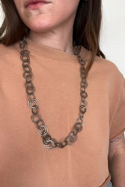 1960s Primitive Circles Chain Necklace Selected by Cherry